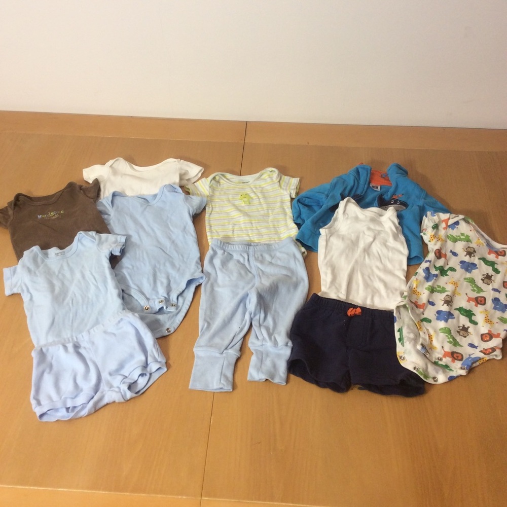 Carters boys shorts and onesies